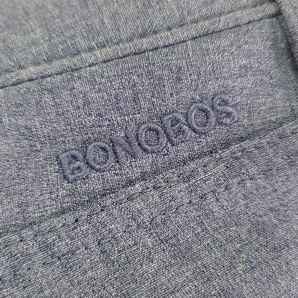 Bonobos Mens Blue Heathered Performance Tech Chinos Five Pocket Golf Pants 35